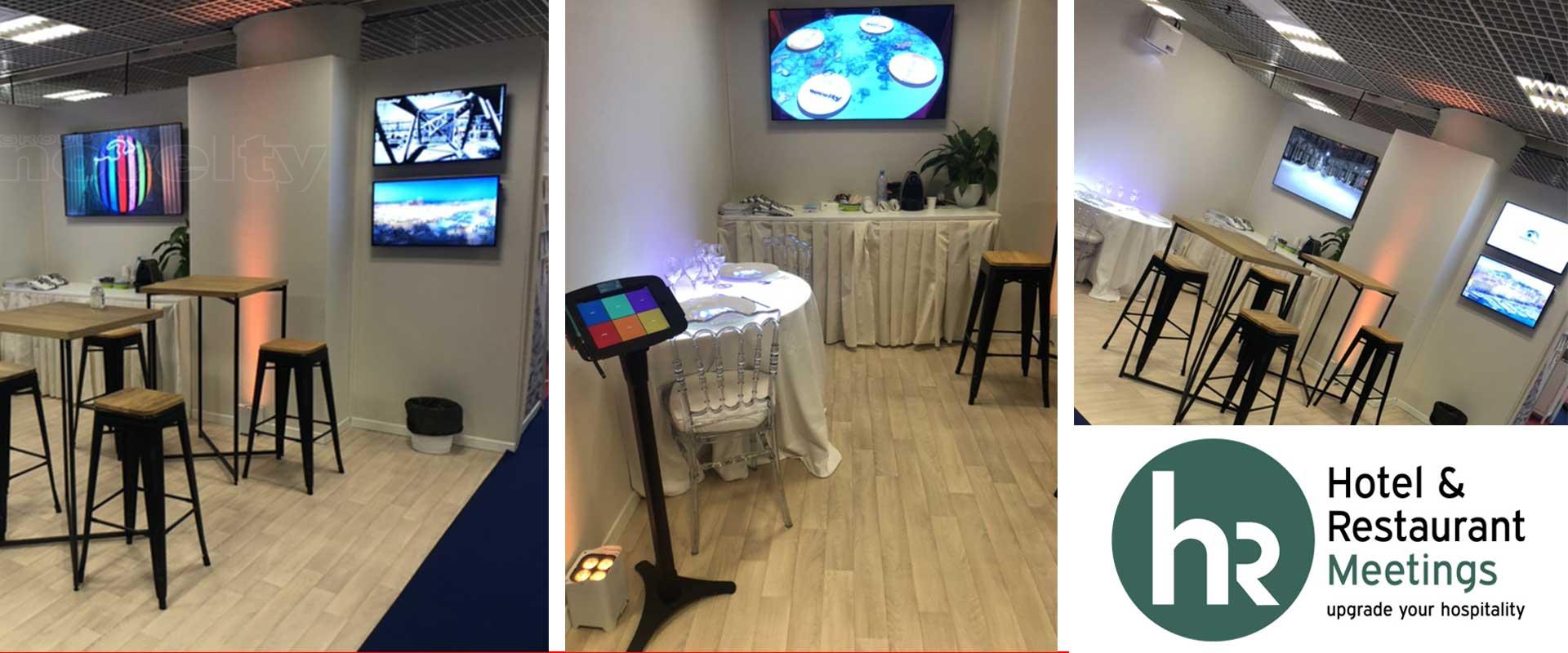 Visuel Le Stand NOVELTY Azur sur Hôtel & Restaurant Meetings 