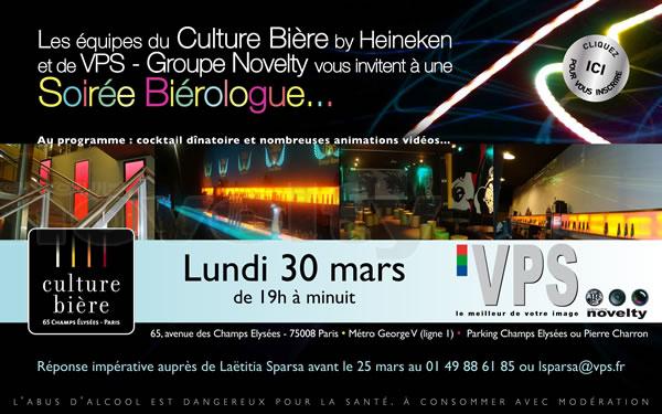 Visuel Soirée Biérologue par Culture Bière et VPS