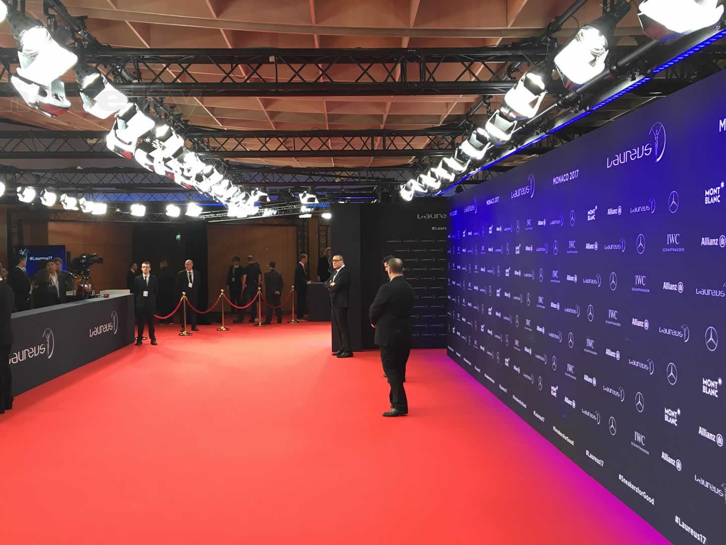 Visuel Novelty Azur aux Laureus World Sports Awards à Monaco