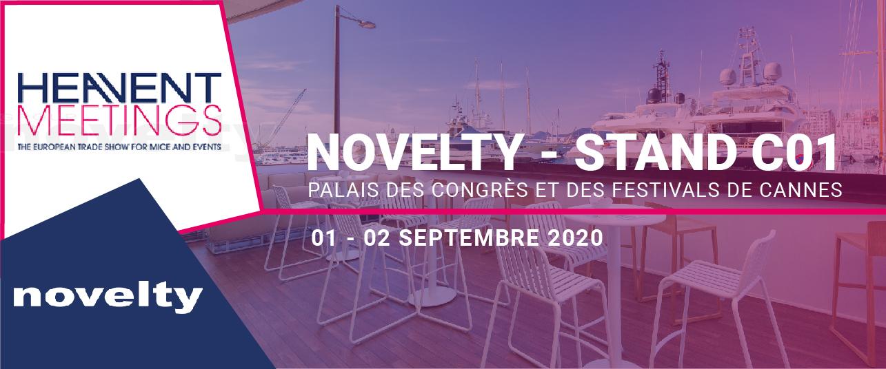 Visuel Retrouvez les équipes NOVELTY sur Heavent Meetings 2020