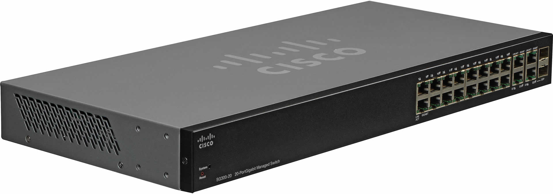 Visuel Fiche complète : Cisco SG300-20