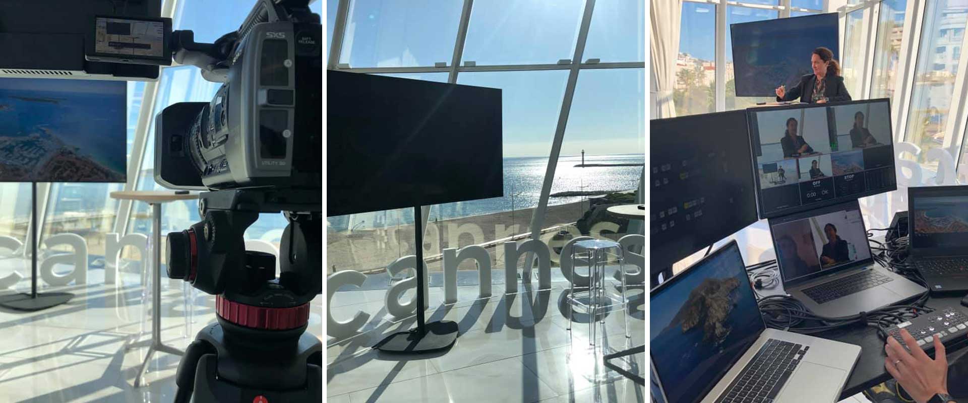 Petit studio à Cannes pour les salons ILTM et IBTM en digital Alternative text - Petit studio à Cannes pour les salons ILTM et IBTM en digital