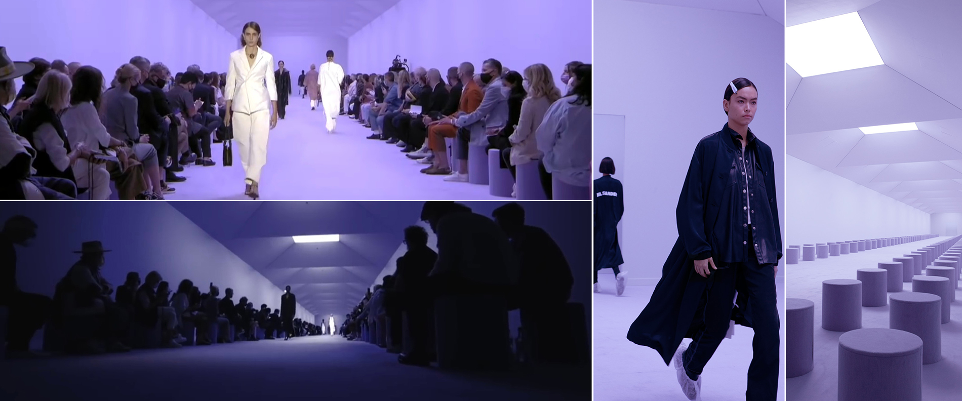 Novelty Azur sur le défilé Jil Sander à Milan Alternative text - Novelty Azur sur le défilé Jil Sander à Milan